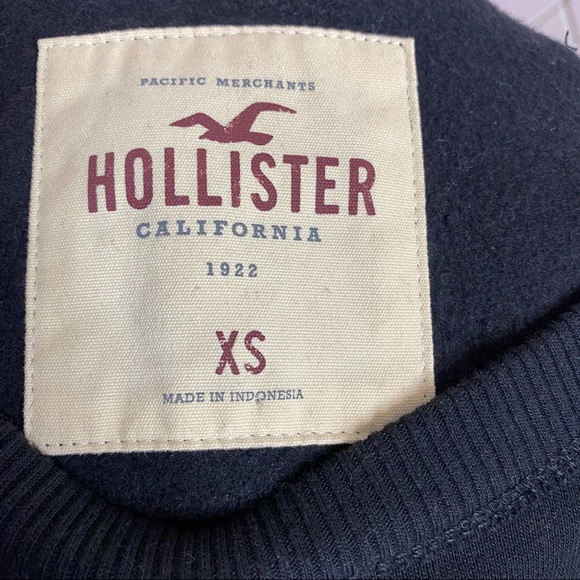 Hollister Sequin Tiger Rose Crewneck Sweater XS - Picture 3 of 3